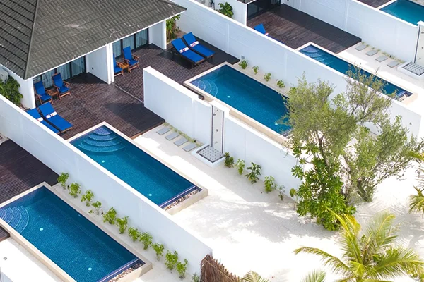 Two-Bedroom Beach Villa with Two Pools